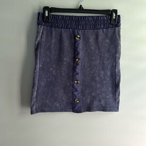 Vintage Havana Waffle Knit Skirt Size Medium